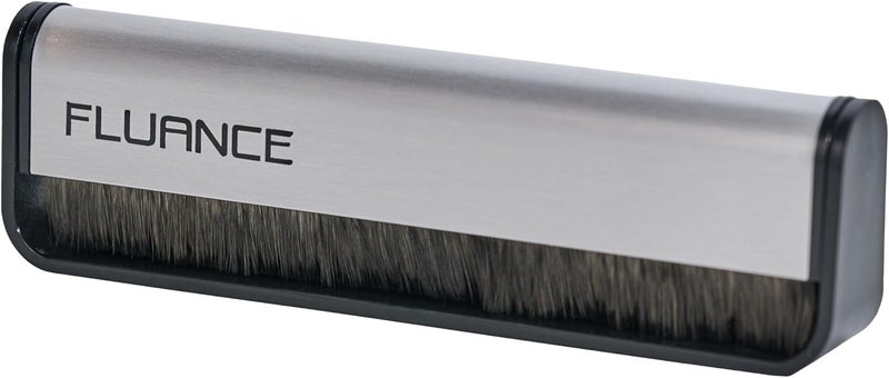 Fluance Anti-Static Carbon Fiber Record Cleaning Brush - Safely Removes Dust & Static from Vinyl Records to Preserve Sound Quality and Reduce Pops, Crackles, Surface Noise (VB50) - Image 1
